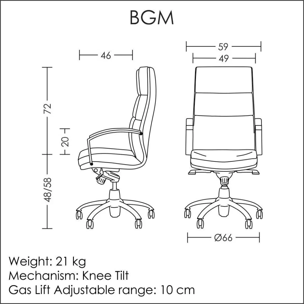 صندلی مدیریتی آرتمن کد BGM - تصویر ۲