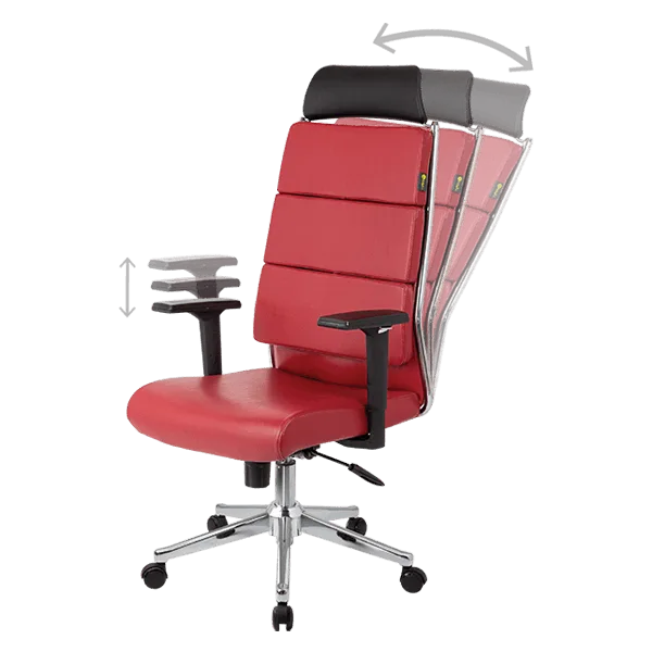 صندلی مدیریتی راحتیران کد T 8001 - تصویر ۲