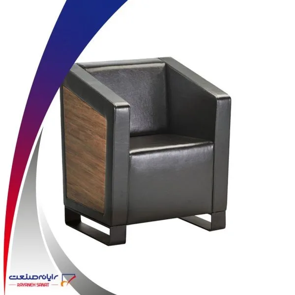مبل چرم اداری یه نفره دنیز F933p1 رایانه صنعت