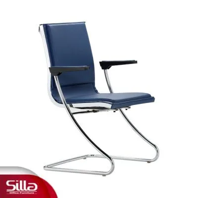 صندلی اداری کنفرانسی آبکاری مدل C17bh سیلا